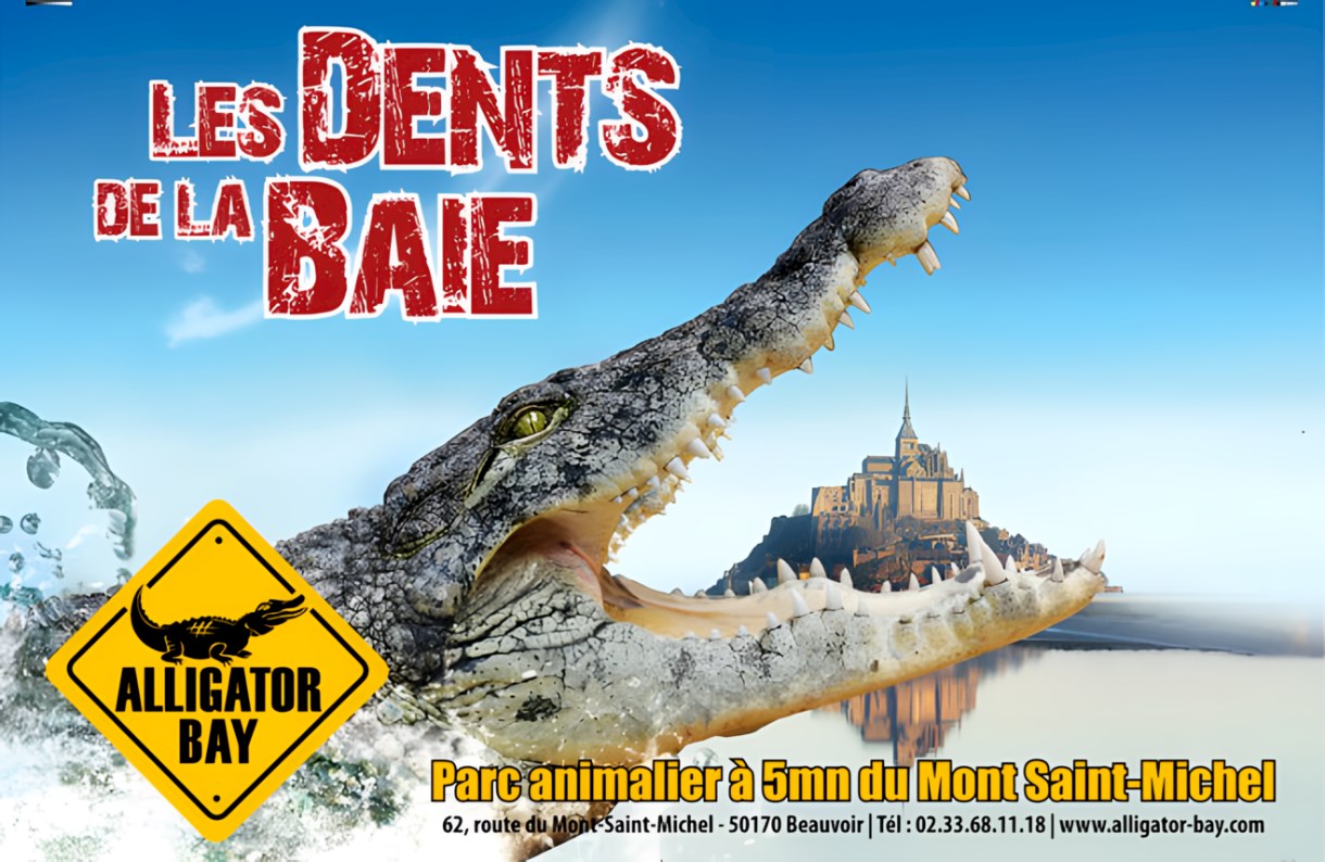 Alligator Bay Reptilarium at Mont Saint Michel